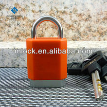 Long Aluminium padlock, Color Plastic Cover Available